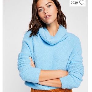 Free People Stormy Cowl Neck Pullover Sweater
